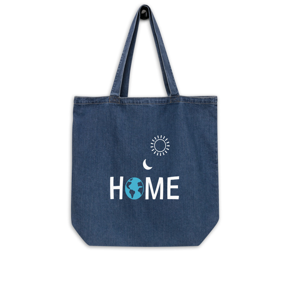 Oyasumi Cotton Denim Grocery Shopping Bags, Eco-Friendly, Reusable, Long  Handle, Tote Bag