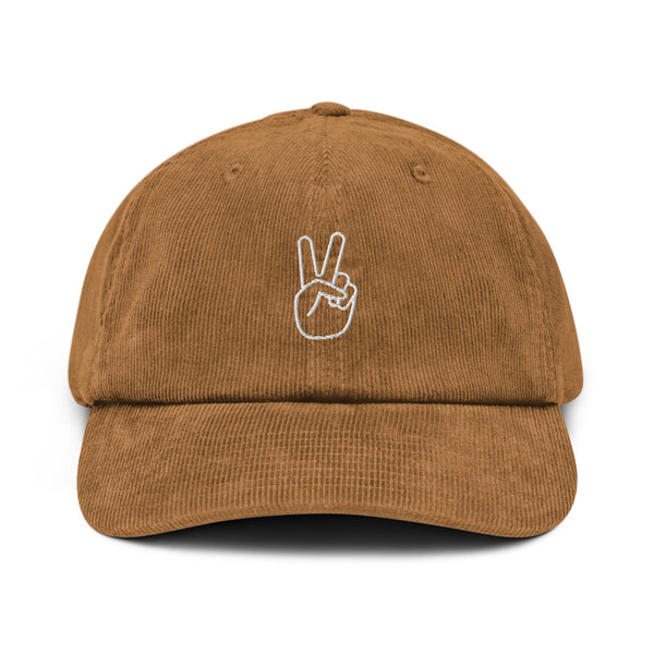 Peace Corduroy hat