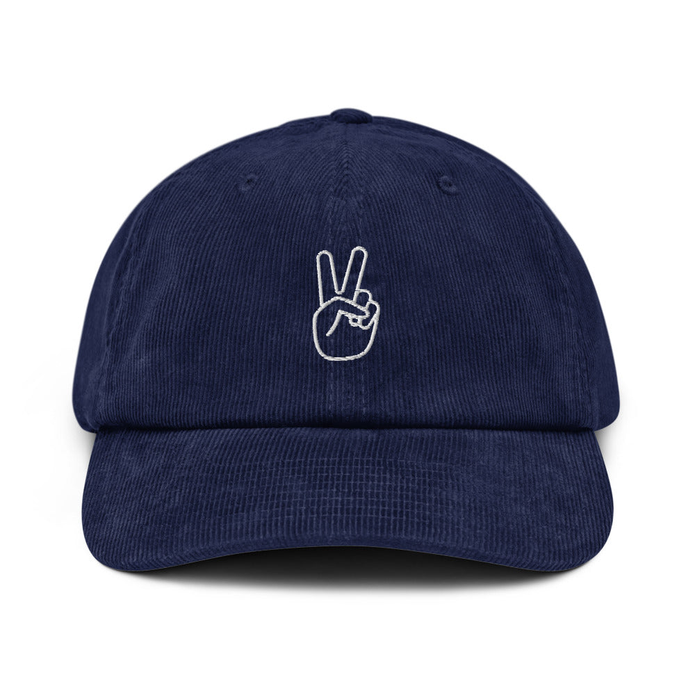Peace Corduroy hat