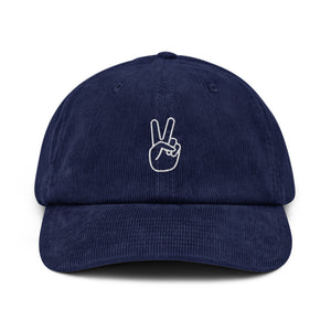 Peace Corduroy hat