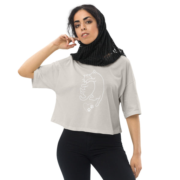 Cat Love Crop Top