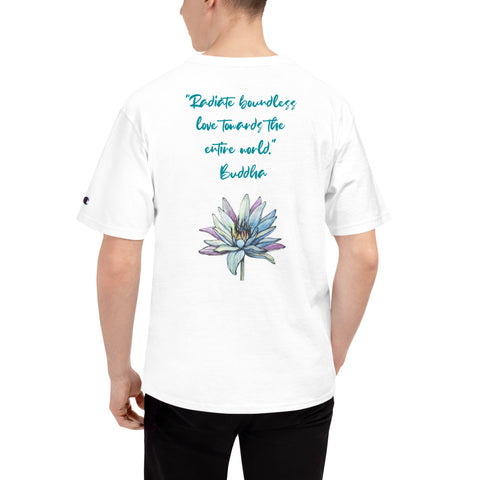 Buddha's Flowers Men's Champion T-Shirt