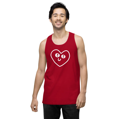 Men’s Heart Premium Tank Top