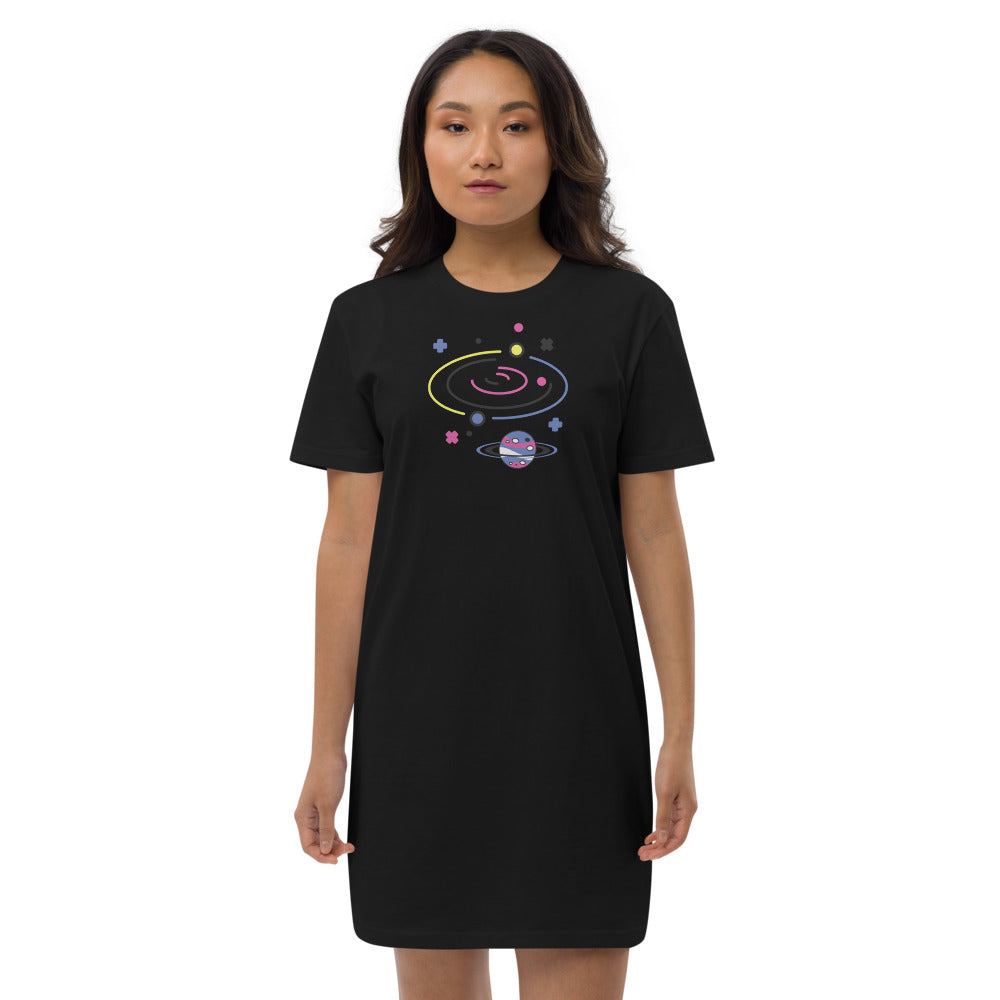 Galaxy Organic Cotton T-shirt Dress