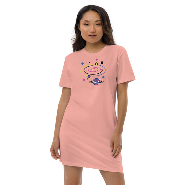 Galaxy Organic Cotton T-shirt Dress