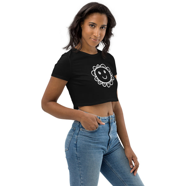 Happy Flower Organic Crop Top