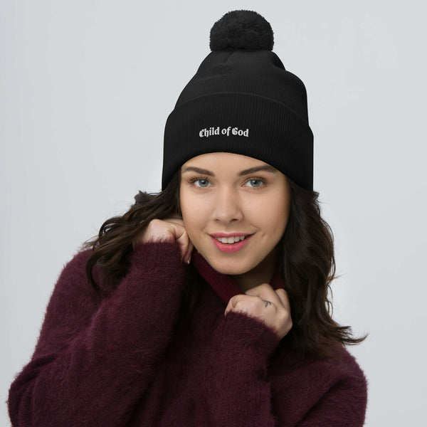 Child of God Pom-Pom Beanie