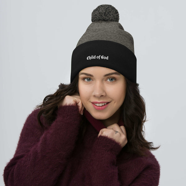 Child of God Pom-Pom Beanie