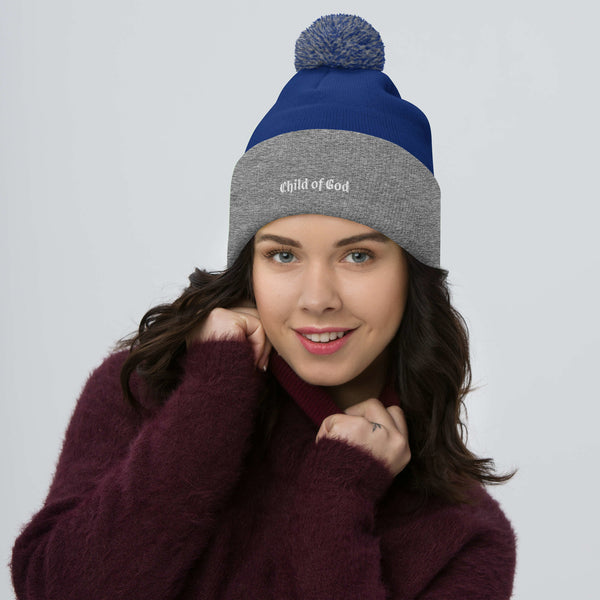 Child of God Pom-Pom Beanie