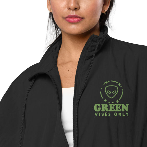 Green Vibes Only Tracksuit Jacket