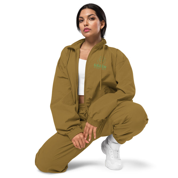 Green Vibes Only Tracksuit Jacket