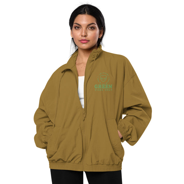Green Vibes Only Tracksuit Jacket