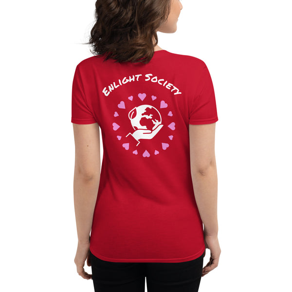 Radiating Flower Women's Short Sleeve Tee